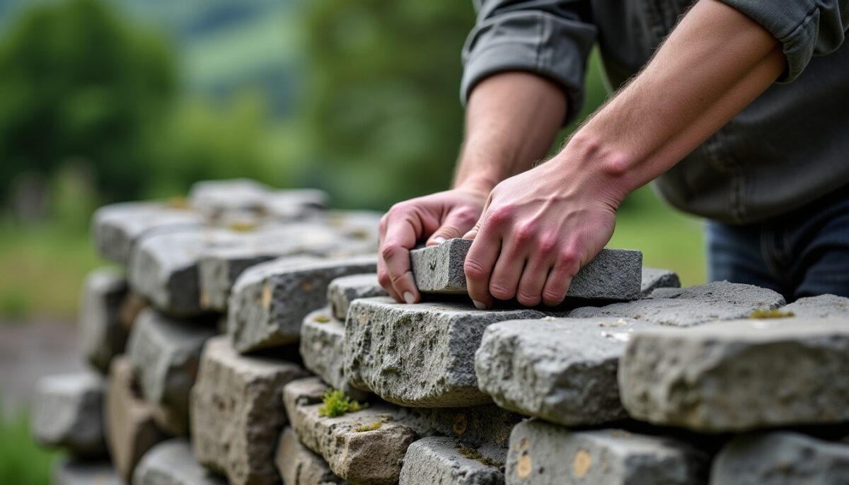 Techniques efficaces pour renforcer un mur en pierre incliné